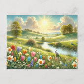 イースター自然と春 ポストカード (正面)