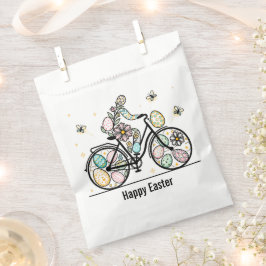 イースター自転車デザインに名前を追加 フェイバーバッグ
