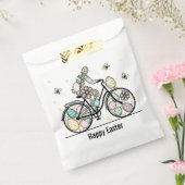 イースター自転車デザインに名前を追加 フェイバーバッグ (封をした状態)