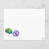 イースター色の卵 シーズンポストカード (裏面)