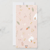 イースター花びらの写真カード シーズンカード (裏面)