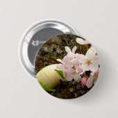 イースター花 缶バッジ (正面&裏面)