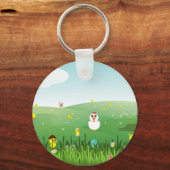 イースター草 キーホルダー (正面)