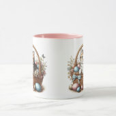 イースター虎猫子猫 マグカップ (中央)