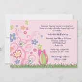 イースター誕生日のパーティの招待状 招待状 (正面)