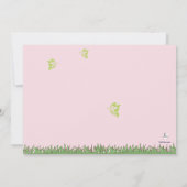 イースター誕生日のパーティの招待状 招待状 (裏面)