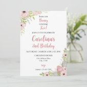 イースター誕生日招待状 招待状 (スタンド正面)