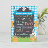 イースター誕生日招待状forボーイ 招待状 (スタンド正面)