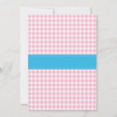 イースター誕生日招待状for Girl 招待状 (裏面)