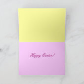 イースター象カード シーズンカード (内部)