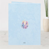 イースター賛美キャンドルの花を望む カード (裏面)