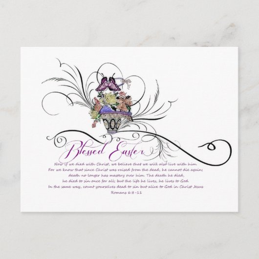 イースター賛美ホリデーはがき シーズンポストカード (正面)