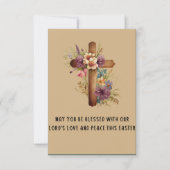 イースター賛美卿のカードと一緒に サンキューカード (正面)