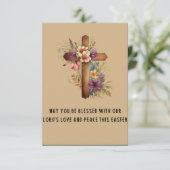 イースター賛美卿のカードと一緒に サンキューカード (スタンド正面)