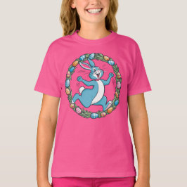 イースター踊り牧草地のバニー Tシャツ