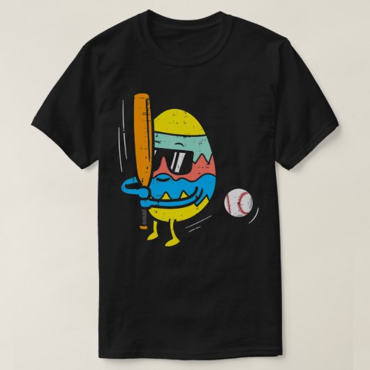 イースター遊エッグかわいいスポーツメンズ少年K Tシャツ (デザイン正面)