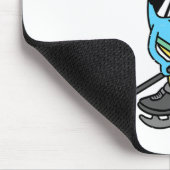 イースター遊エッグのアイスホッケーかわいいスポーツメンズ少年 マウスパッド (コーナー)