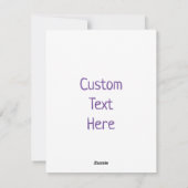 イースター野球が飛び跳ねるかわいいバニーボールのおもしろい シーズンカード (裏面)