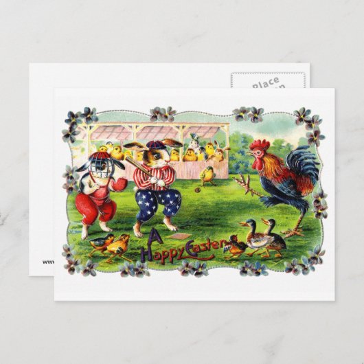 イースター野球 シーズンポストカード (正面/裏面)