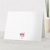 イースター開花 カード (裏面)