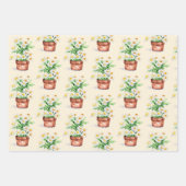 イースター開花:フローラ包装紙 ラッピングペーパーシート (正面)