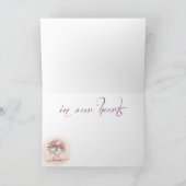 イースター開花-挨拶状 シーズンカード (内部)