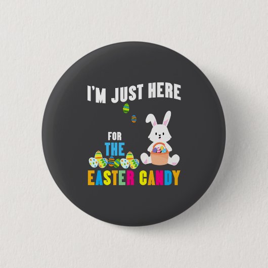 イースター限定 うさぎだけ Easter 缶バッジ (正面)