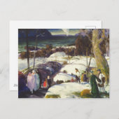 イースター雪 シーズンポストカード (正面/裏面)