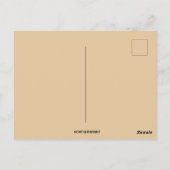 イースター食べ物を与えでのヴィンテージの幼児のバニー ポストカード (裏面)