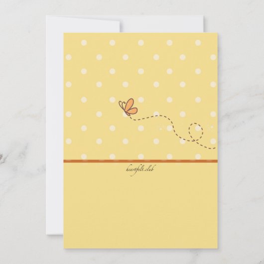 イースター飾エッグスパーティの招待状 招待状 (裏面)