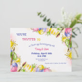 イースター飾エッグパーティー 招待状 (スタンド正面)