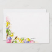 イースター飾エッグパーティー 招待状 (裏面)