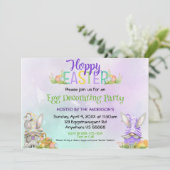 イースター飾エッグ招待状 招待状 (スタンド正面)