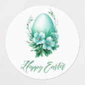 イースター魅力的エッグ – フェスティバルイラストレーション ラベル (デザイン2)