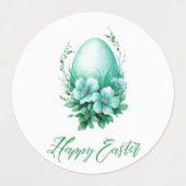 イースター魅力的エッグ – フェスティバルイラストレーション ラベル (デザイン1)