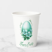 イースター魅力的エッグ – フェスティバルイラストレーション 紙コップ (裏面)