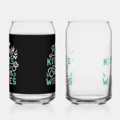 イースター魅力的タイポグラフィバニーイースター ガラス缶 (右)