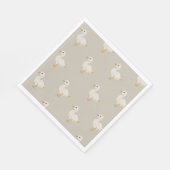 イースター魅力的ダック スタンダードランチョンナプキン (角)