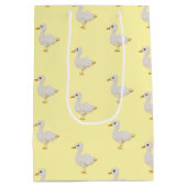イースター魅力的ダック ミディアムペーパーバッグ (裏面)