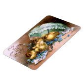 イースター魅力的チックス マグネット (左側)