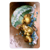 イースター魅力的チックス マグネット (縦)