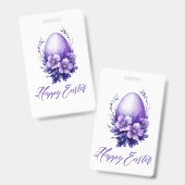 イースター魅力的卵 バッジ (正面＆裏面)