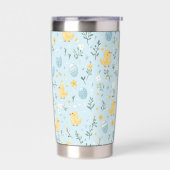 イースター鮮やかパターン20ozサーマルタンブラー 保温保冷タンブラー (左面)