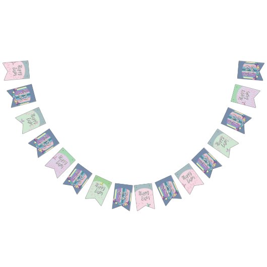 イースター1のバンティングバナー バンティングフラッグ (全)