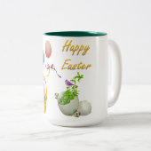 イースター2トンのマグカップ。 ツートーンマグカップ (正面右)