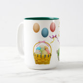 イースター2トンのマグカップ。 ツートーンマグカップ (正面左)