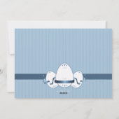 イースター3青の写真の誕生の発表 シーズンカード (裏面)