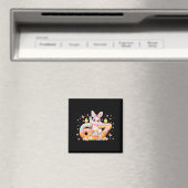 イースター67 かわいいウサギ メメボウ マグネット (インサイチュ (食洗機))