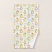 イースター かわいいひよこ 水彩 バスタオルセット (ハンドタオル)