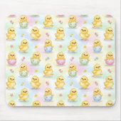 イースター かわいいひよこ 水彩 マウスパッド (正面)